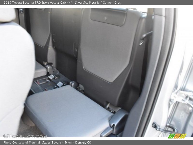 Rear Seat of 2019 Tacoma TRD Sport Access Cab 4x4