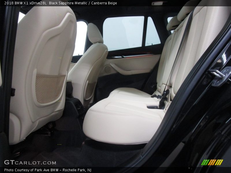 Black Sapphire Metallic / Canberra Beige 2018 BMW X1 xDrive28i