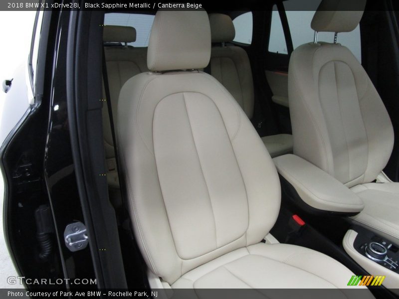 Black Sapphire Metallic / Canberra Beige 2018 BMW X1 xDrive28i