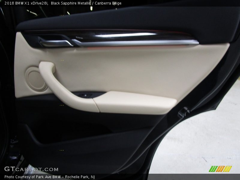 Black Sapphire Metallic / Canberra Beige 2018 BMW X1 xDrive28i