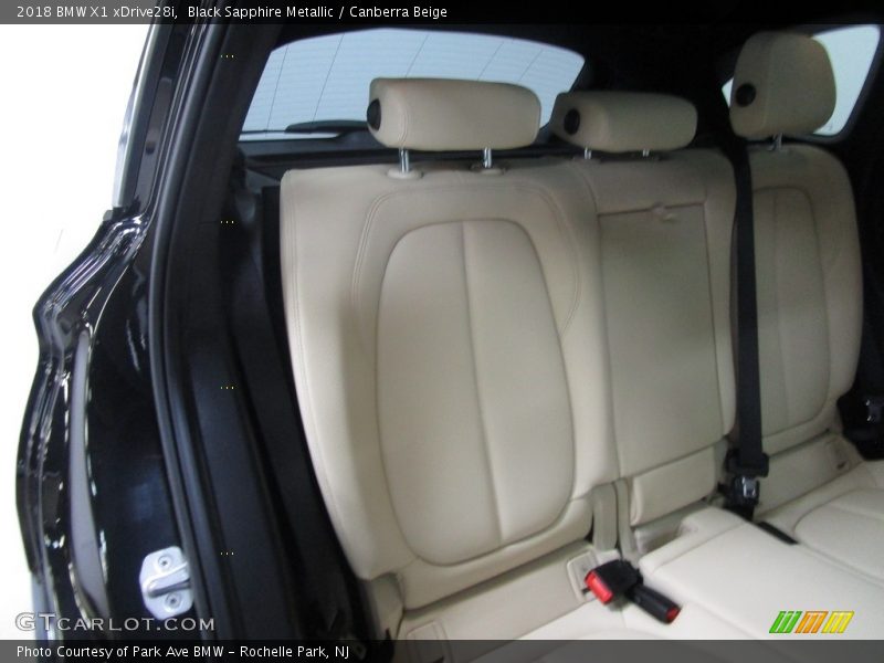 Black Sapphire Metallic / Canberra Beige 2018 BMW X1 xDrive28i