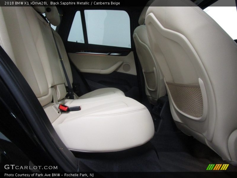 Black Sapphire Metallic / Canberra Beige 2018 BMW X1 xDrive28i