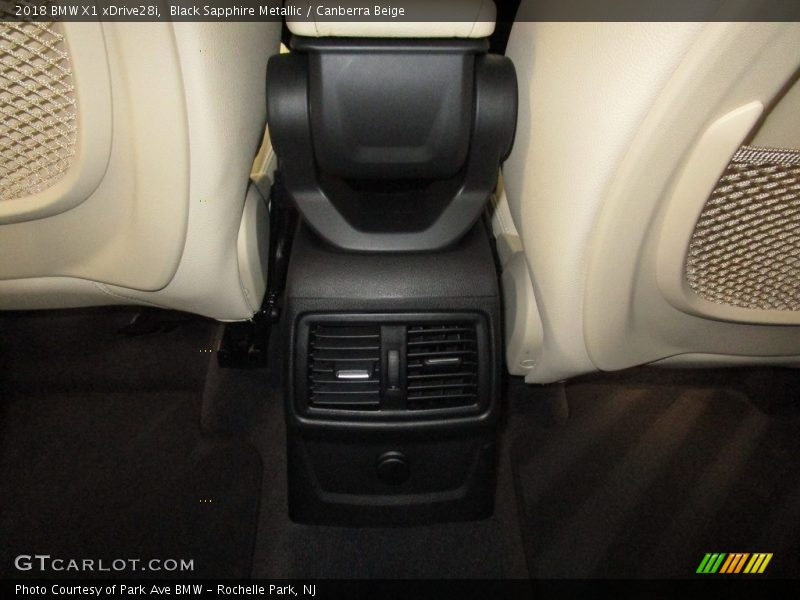 Black Sapphire Metallic / Canberra Beige 2018 BMW X1 xDrive28i