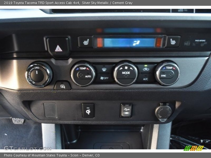 Controls of 2019 Tacoma TRD Sport Access Cab 4x4