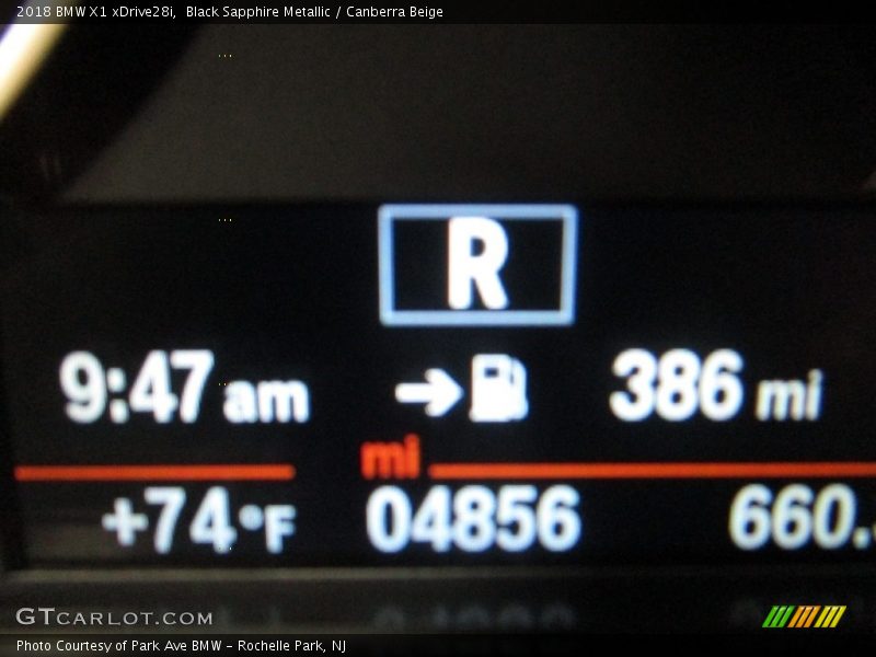 Black Sapphire Metallic / Canberra Beige 2018 BMW X1 xDrive28i