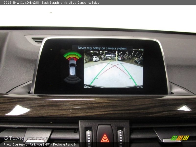 Black Sapphire Metallic / Canberra Beige 2018 BMW X1 xDrive28i
