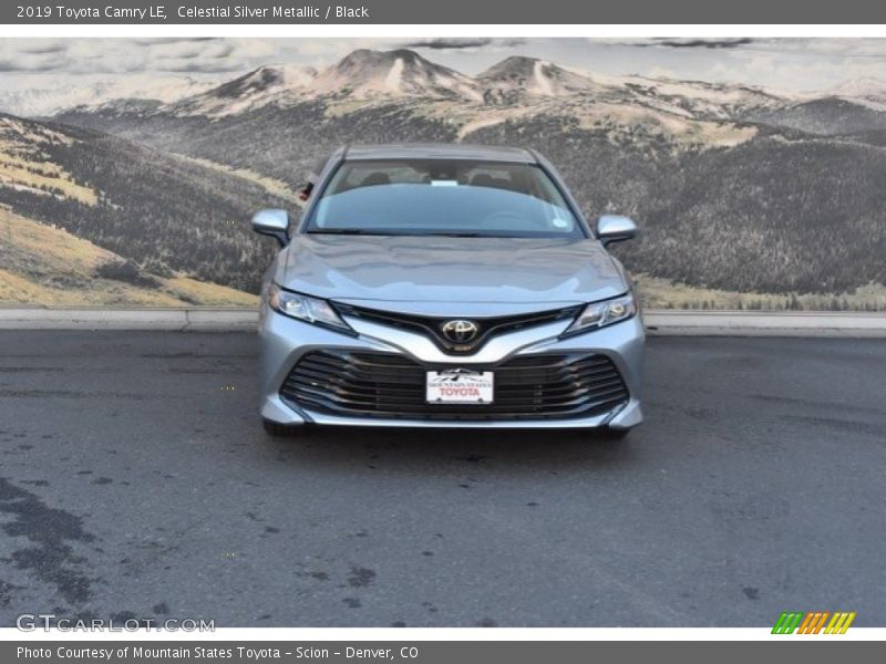 Celestial Silver Metallic / Black 2019 Toyota Camry LE