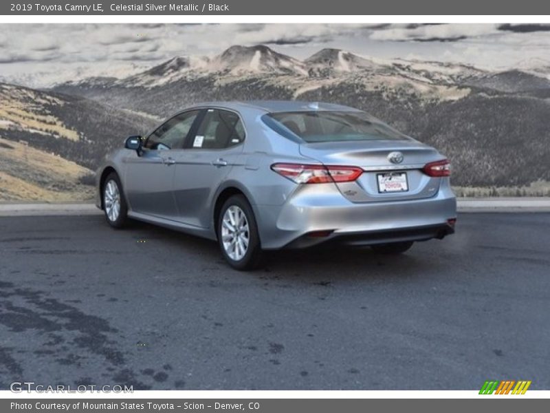 Celestial Silver Metallic / Black 2019 Toyota Camry LE