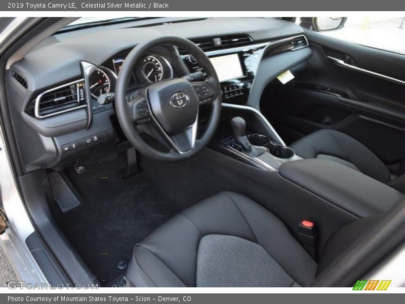 Celestial Silver Metallic / Black 2019 Toyota Camry LE