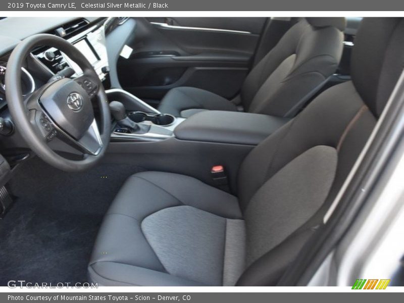 Celestial Silver Metallic / Black 2019 Toyota Camry LE