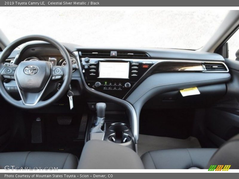 Celestial Silver Metallic / Black 2019 Toyota Camry LE