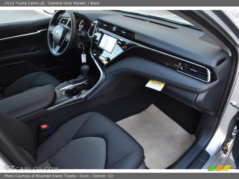 Celestial Silver Metallic / Black 2019 Toyota Camry LE