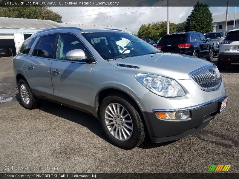 Quicksilver Metallic / Ebony/Ebony 2011 Buick Enclave CXL AWD