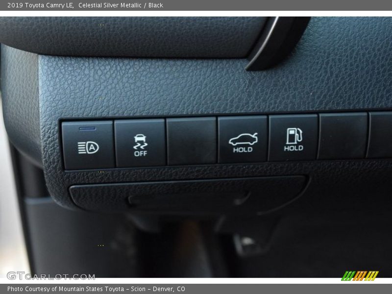 Celestial Silver Metallic / Black 2019 Toyota Camry LE
