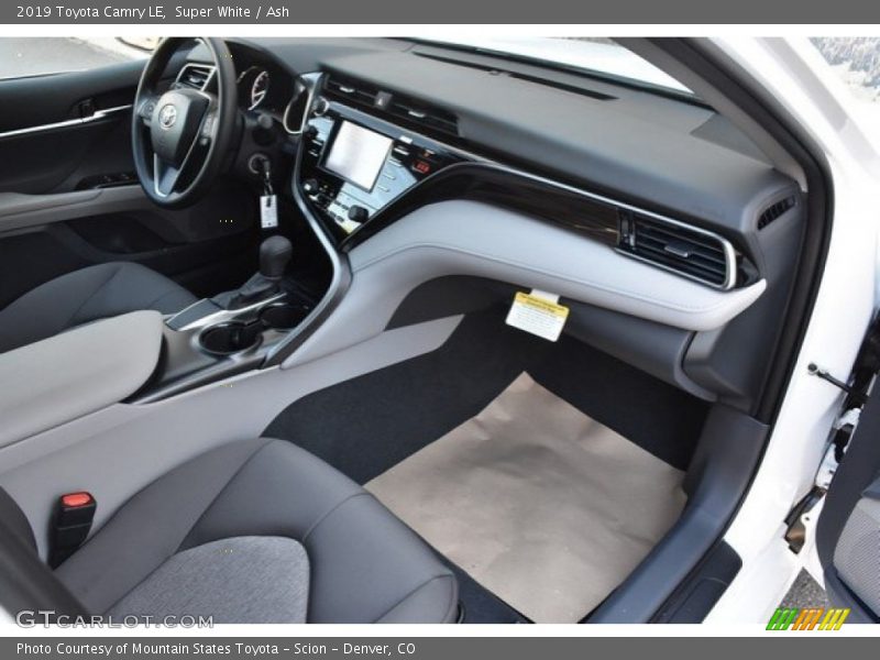 Super White / Ash 2019 Toyota Camry LE