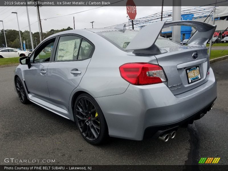Ice Silver Metallic / Carbon Black 2019 Subaru WRX STI Limited
