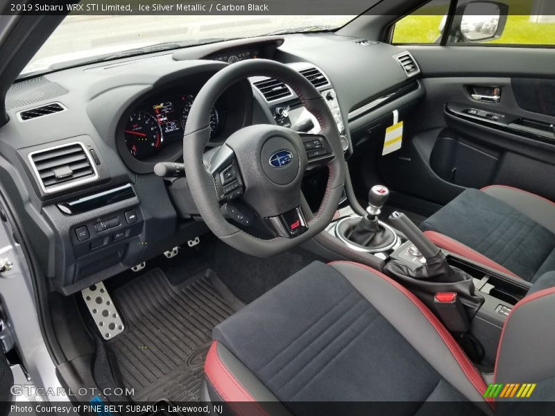  2019 WRX STI Limited Carbon Black Interior