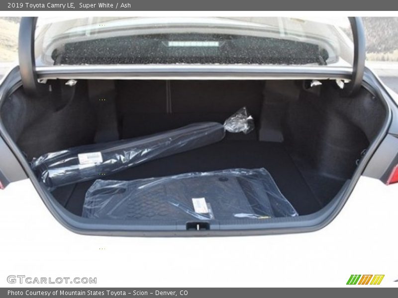 Super White / Ash 2019 Toyota Camry LE