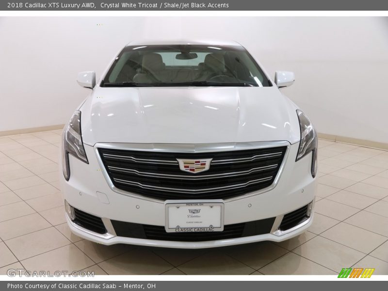 Crystal White Tricoat / Shale/Jet Black Accents 2018 Cadillac XTS Luxury AWD