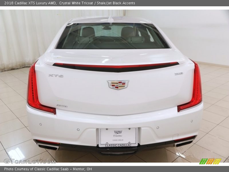 Crystal White Tricoat / Shale/Jet Black Accents 2018 Cadillac XTS Luxury AWD