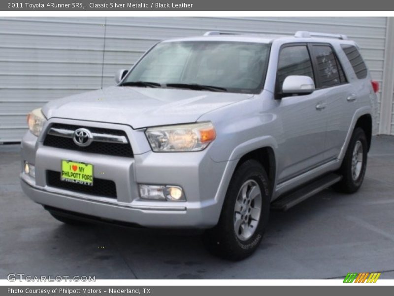 Classic Silver Metallic / Black Leather 2011 Toyota 4Runner SR5