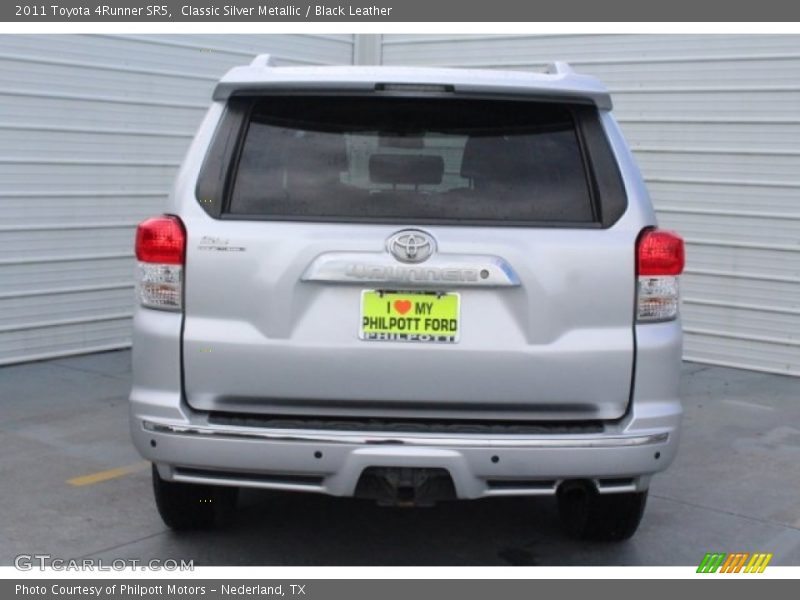 Classic Silver Metallic / Black Leather 2011 Toyota 4Runner SR5