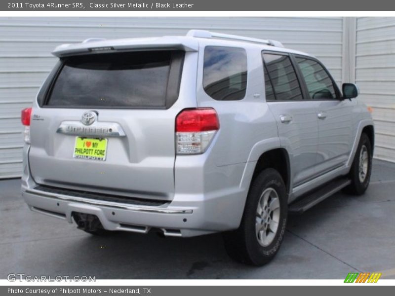 Classic Silver Metallic / Black Leather 2011 Toyota 4Runner SR5