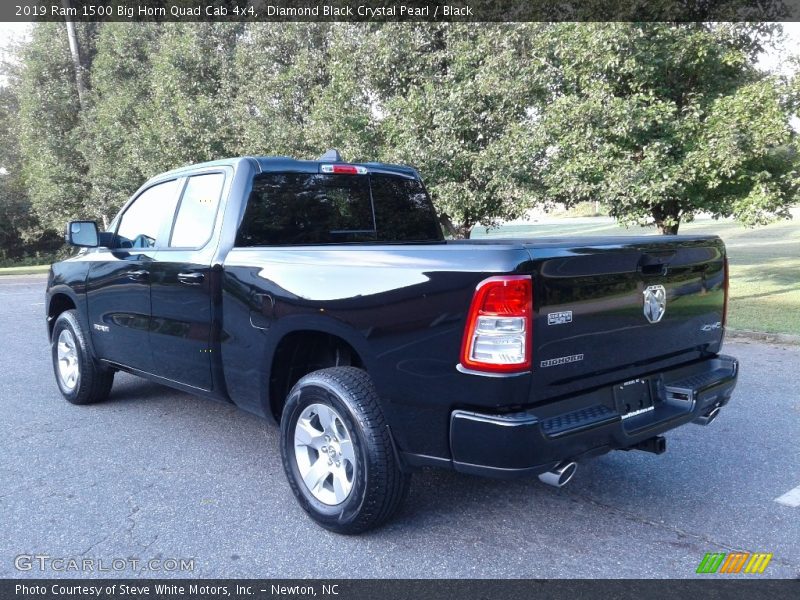 Diamond Black Crystal Pearl / Black 2019 Ram 1500 Big Horn Quad Cab 4x4