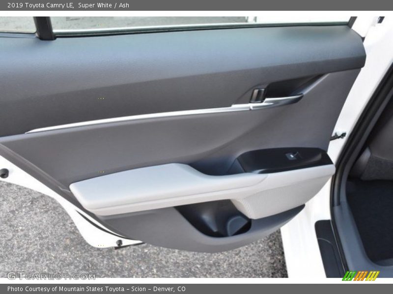 Super White / Ash 2019 Toyota Camry LE
