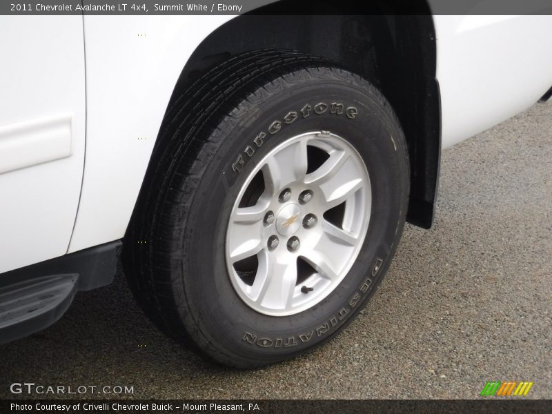 Summit White / Ebony 2011 Chevrolet Avalanche LT 4x4