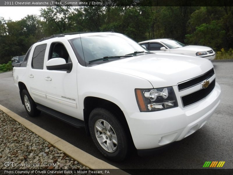 Summit White / Ebony 2011 Chevrolet Avalanche LT 4x4