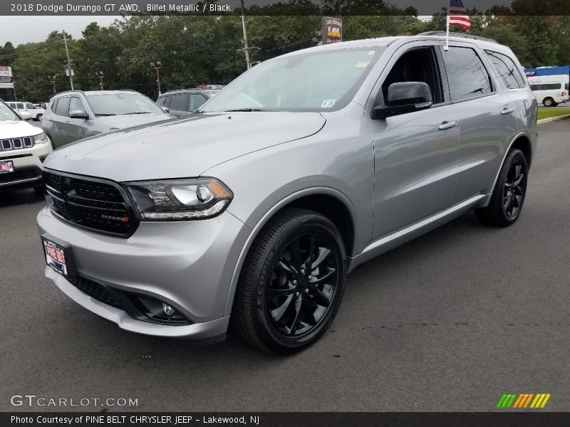 Billet Metallic / Black 2018 Dodge Durango GT AWD
