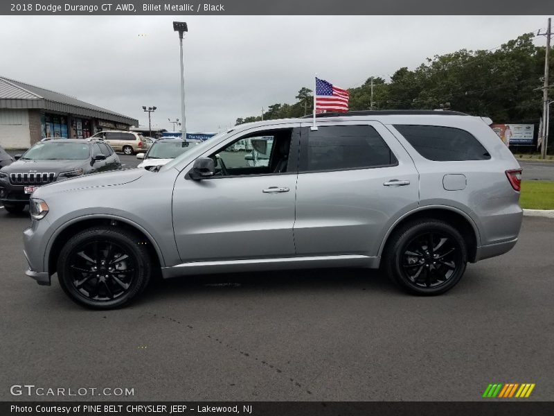 Billet Metallic / Black 2018 Dodge Durango GT AWD