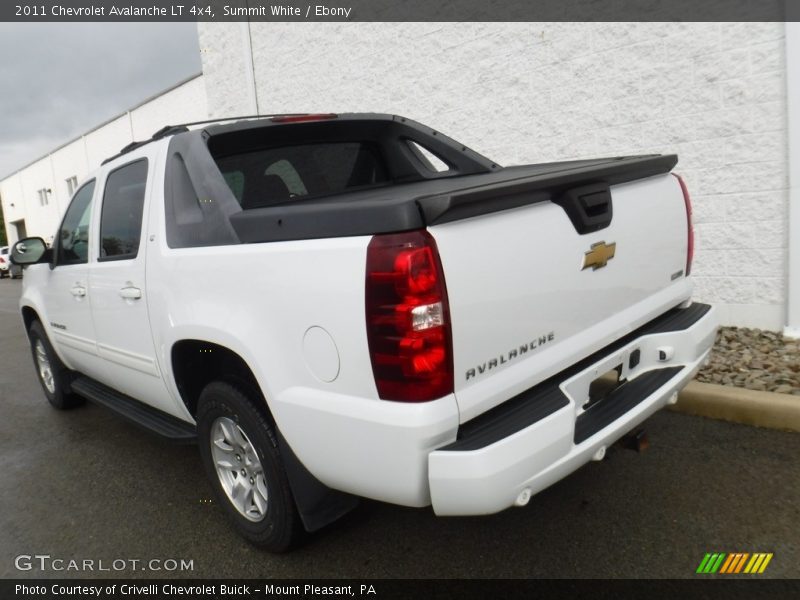 Summit White / Ebony 2011 Chevrolet Avalanche LT 4x4