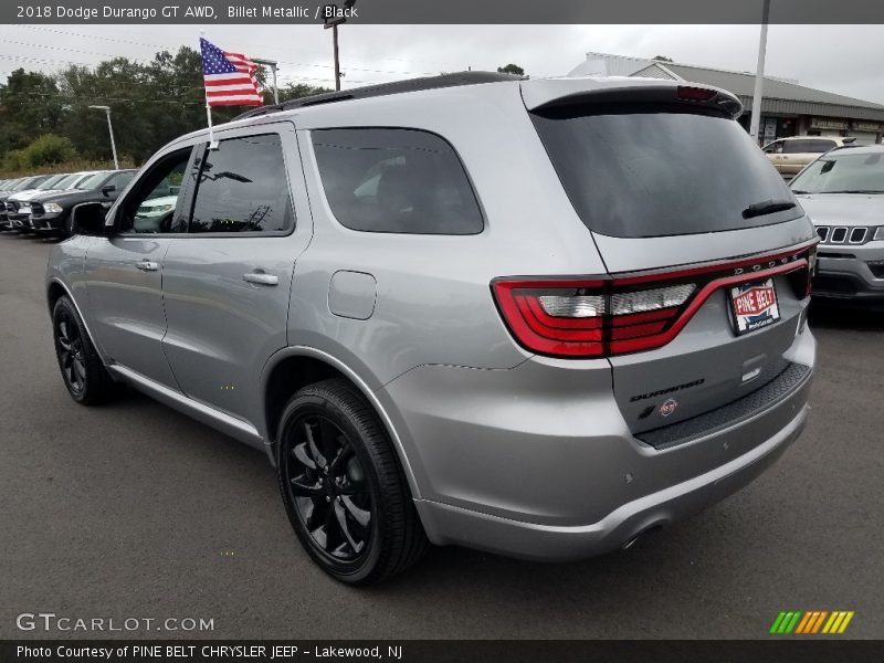 Billet Metallic / Black 2018 Dodge Durango GT AWD