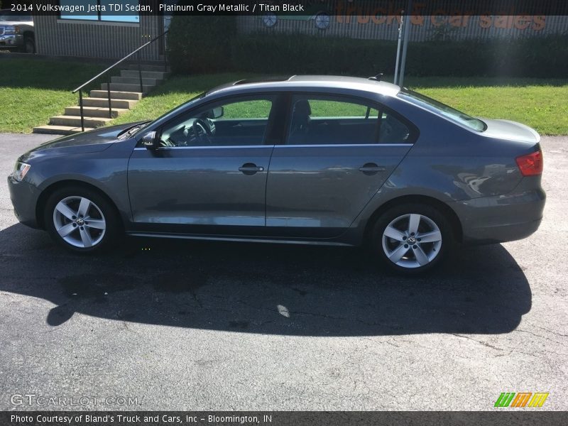 Platinum Gray Metallic / Titan Black 2014 Volkswagen Jetta TDI Sedan