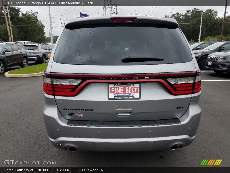 Billet Metallic / Black 2018 Dodge Durango GT AWD