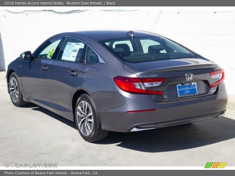 Modern Steel Metallic / Black 2018 Honda Accord Hybrid Sedan