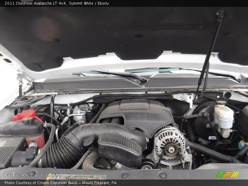 Summit White / Ebony 2011 Chevrolet Avalanche LT 4x4