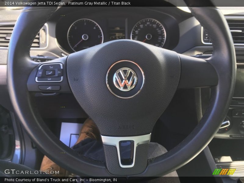 Platinum Gray Metallic / Titan Black 2014 Volkswagen Jetta TDI Sedan