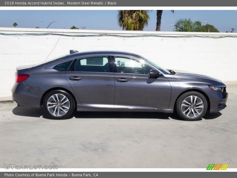 Modern Steel Metallic / Black 2018 Honda Accord Hybrid Sedan