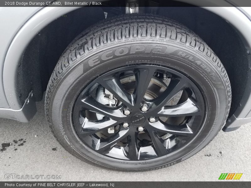 Billet Metallic / Black 2018 Dodge Durango GT AWD