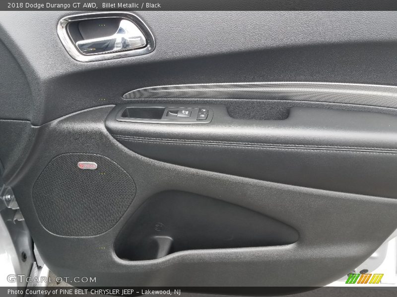 Billet Metallic / Black 2018 Dodge Durango GT AWD