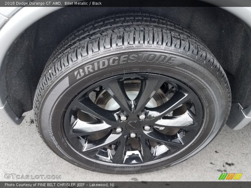 Billet Metallic / Black 2018 Dodge Durango GT AWD