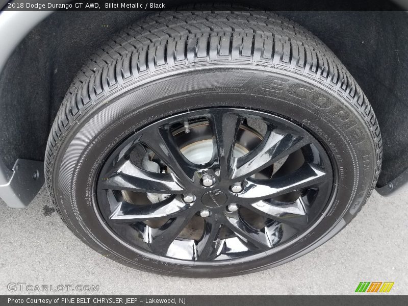 Billet Metallic / Black 2018 Dodge Durango GT AWD