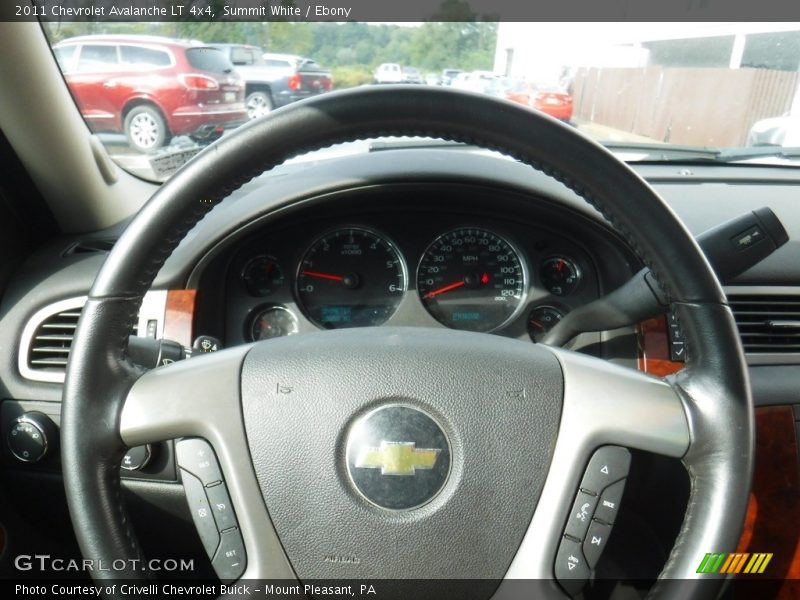 Summit White / Ebony 2011 Chevrolet Avalanche LT 4x4