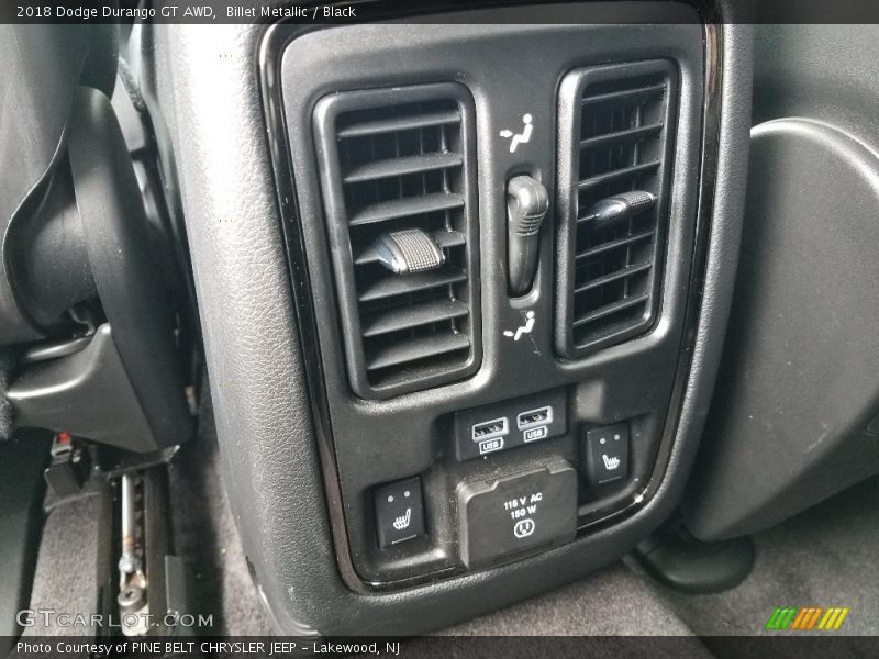 Billet Metallic / Black 2018 Dodge Durango GT AWD