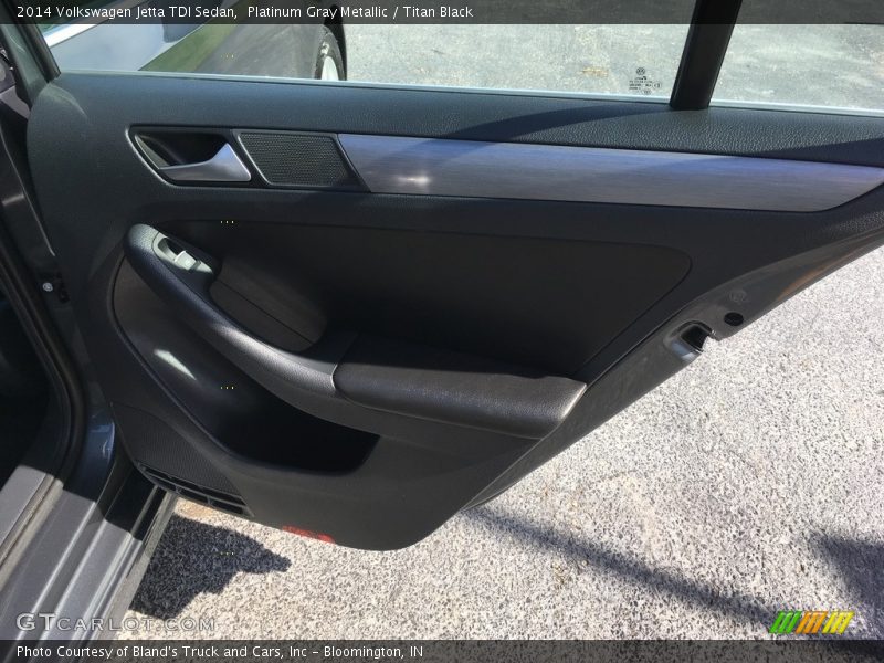 Platinum Gray Metallic / Titan Black 2014 Volkswagen Jetta TDI Sedan