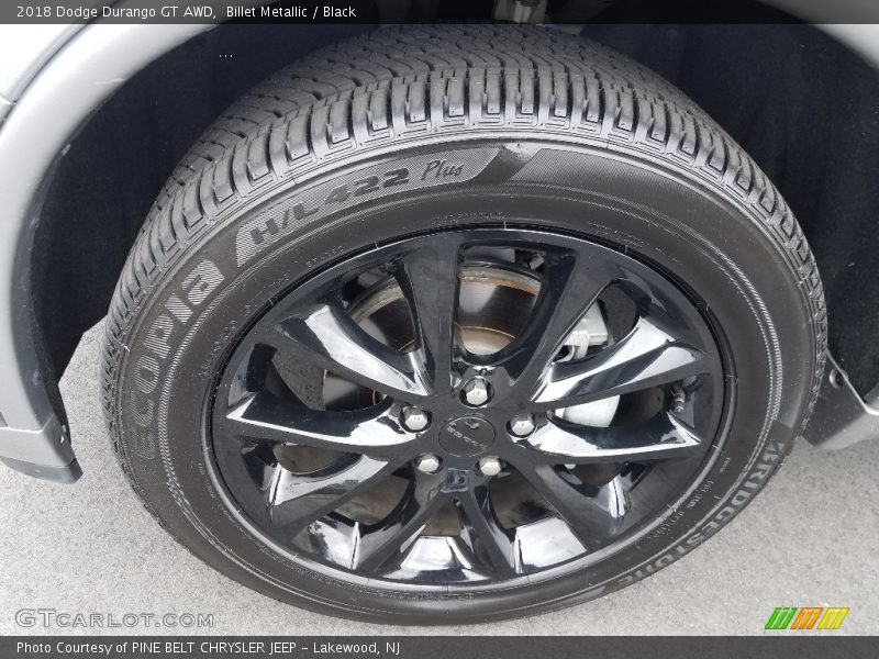 Billet Metallic / Black 2018 Dodge Durango GT AWD