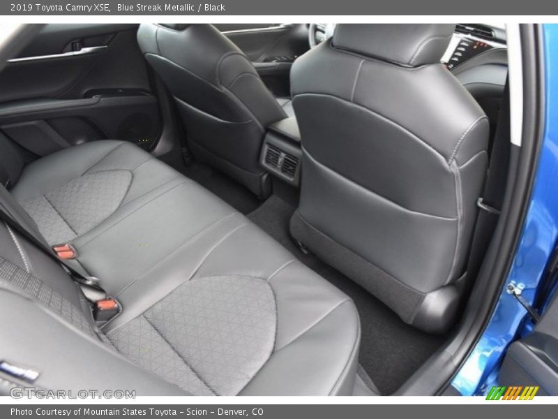 Blue Streak Metallic / Black 2019 Toyota Camry XSE